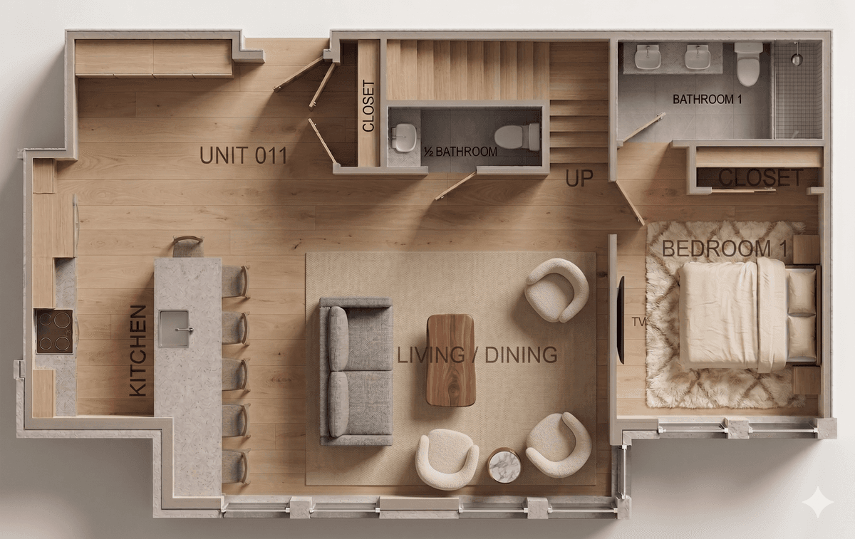 Floor plan for 7