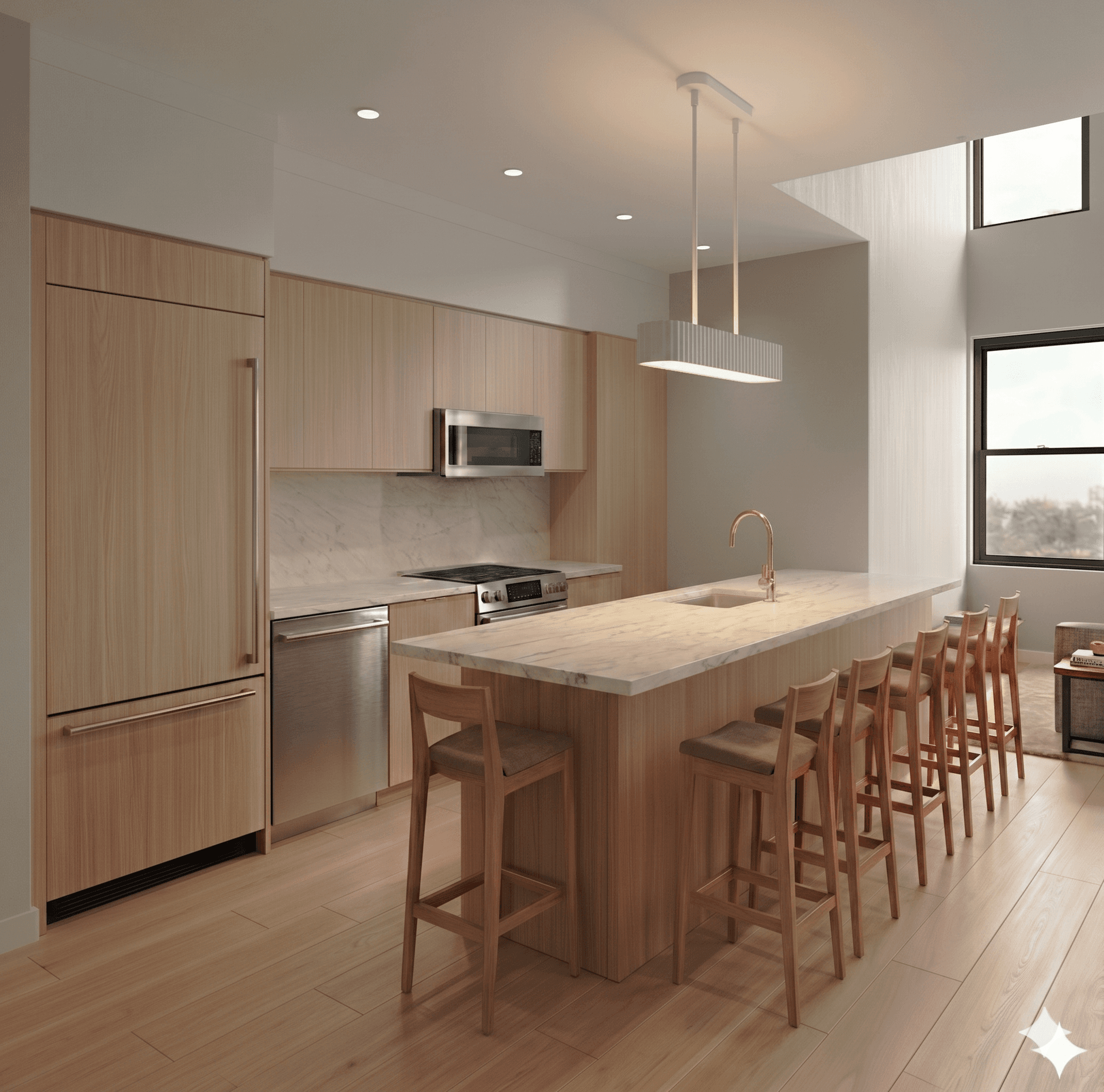 The Oakview — chef kitchen