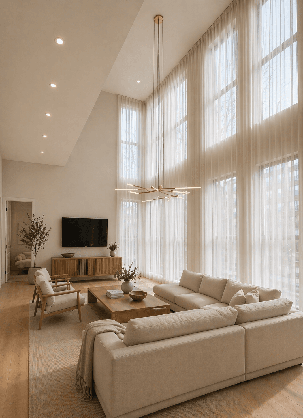 The Oakview — interior living space